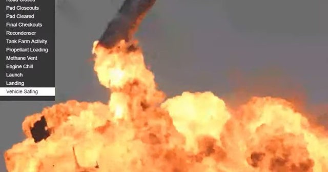 Elon Musk’s SpaceX Starship explodes at end of test launch