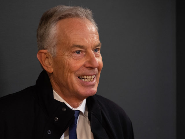 DAVOS, SWITZERLAND - JANUARY 21: Tony Blair, Former Prime Ministe attends the Global Citiz