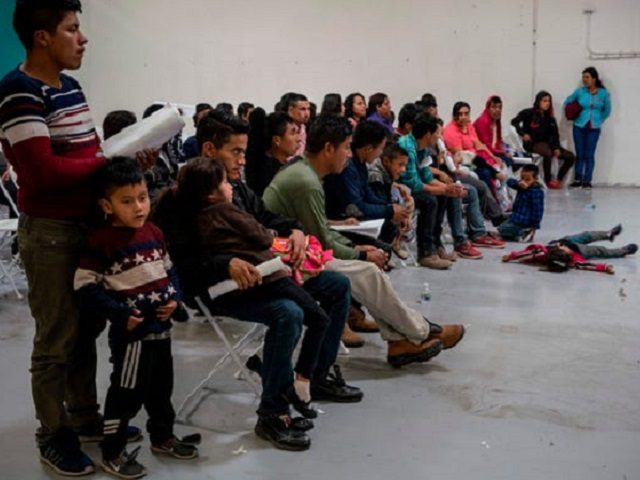 Migrant children being processed in El Paso, Texas. (Photo: Paul Ratje/AFP, Getty Images)