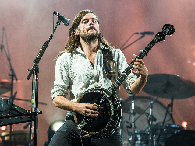 Winston Marshall of Mumford & Sons performs at Austin City Limits Music Festival at Zilker Park on Sunday, Oct. 9, 2016, in Austin, Texas. (Photo by Amy Harris/Invision/AP)