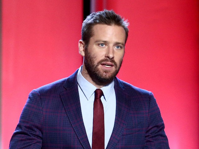 SANTA MONICA, CALIFORNIA - FEBRUARY 23: Armie Hammer speaks onstage during the 2019 Film Independent Spirit Awards on February 23, 2019 in Santa Monica, California. (Photo by Tommaso Boddi/Getty Images)