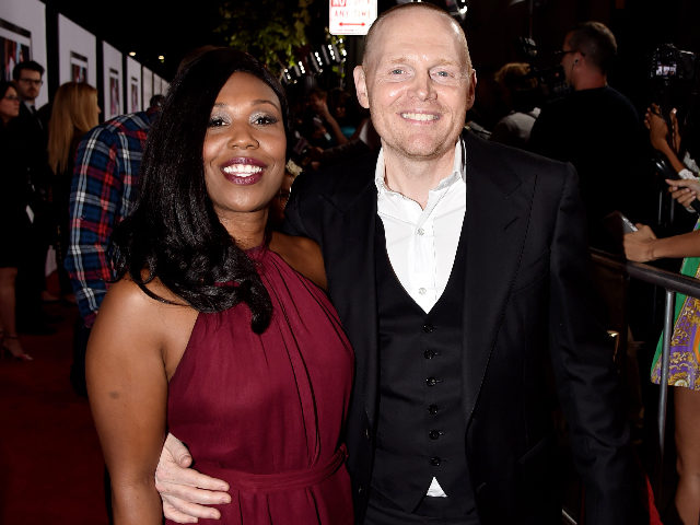 LOS ANGELES, CA - JANUARY 20: Actor Bill Burr (R) and his wife Nia Hill arrive at the premiere of Relativity Media's "Black Or White" at the Regal Cinemas L.A. Live on January 20, 2015 in Los Angeles, California. (Photo by Kevin Winter/Getty Images)