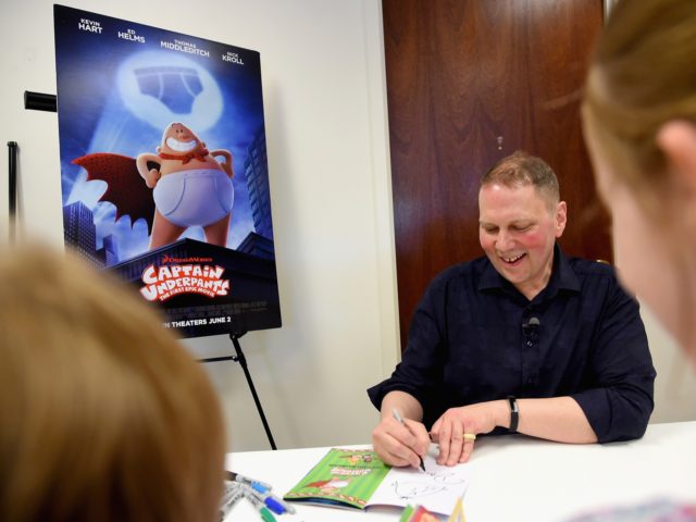 GREENWICH, CT - JUNE 01: Fans attend attend the Captain Underpants Book Signing with Dav Pilkey during the Greenwich International Film Festival, Day 1 on June 1, 2017 in Greenwich, Connecticut. (Photo by Ben Gabbe/Getty Images for Greenwich International Film Festival)