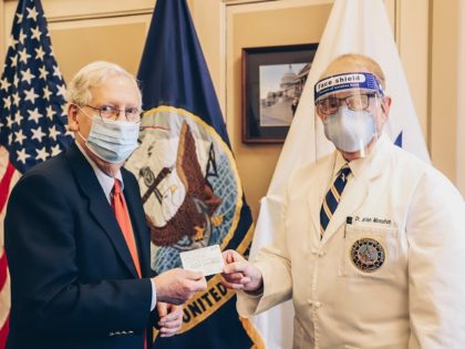 Mitch McConnell announces he "just received the safe, effective COVID-19 vaccine following