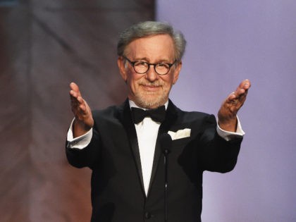HOLLYWOOD, CA - JUNE 09: Director Steven Spielberg speaks onstage during American Film Ins