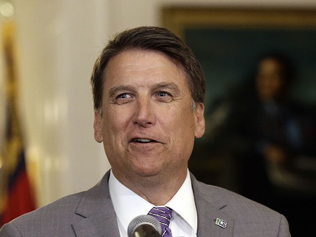 In this photo taken Monday, May 9, 2016 Gov. Pat McCrory makes remarks regarding House Bill 2 during a news conference in Raleigh, N.C. The North Carolina governor's race is everything voters anticipated it would be: expensive attack ads and barbed debates before what's essentially a referendum on the state's …