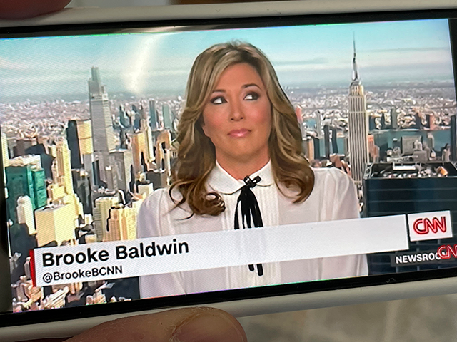 Photo by: STRF/STAR MAX/IPx 2021 2/17/21 Brooke Baldwin suddenly retires from CNN. STAR MAX Photo: Brooke Baldwin photographed off CNN on an iphone SE 2020.