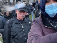 BLM Protesters Attack Media near Brooklyn Center Police Building