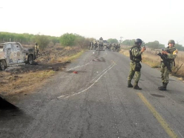 GRAPHIC: Armored Cartel Shootout in Mexico Kills Eight near Texas Border