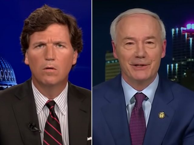 Arkansas Gov. Hutchinson, FNC’s Carlson Clash over Youth Gender Reassignment Bill Veto