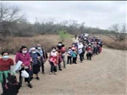 Agents in the Rio Grande Valley Sector apprehended 276 migrants in two large groups on April 6. (Photo: U.S. Border Patrol/Rio Grande Valley Sector)
