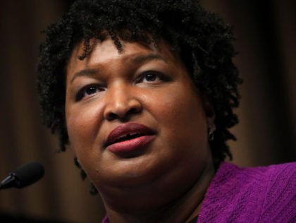 NEW YORK, NY - APRIL 3: Former Georgia Gubernatorial candidate Stacey Abrams speaks at the