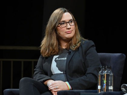 NEW YORK, NY - MAY 04: Sarah McBride attends "Out in Office" panel at Tribeca Celebrates P