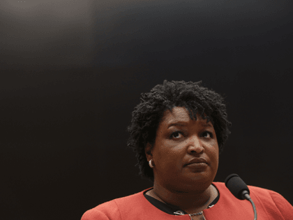 Former Democratic leader in the Georgia House of Representatives and founder and chair of Fair Fight Action Stacey Abrams testifies during a hearing before the Constitution, Civil Rights and Civil Liberties Subcommittee of House Judiciary Committee June 25, 2019 on Capitol Hill in Washington, DC. The subcommittee held a hearing …
