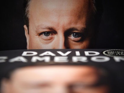 LONDON, ENGLAND - SEPTEMBER 19: Copies of "For The Record", the autobiography of Britain's former Prime Minister David Cameron, is seen on display in Waterstones book store on September 19, 2019 in London, United Kingdom. "For The Record" By David Cameron goes on sale today ahead of Conservative Party Conference …