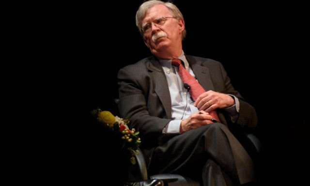 DURHAM, NC - FEBRUARY 17: Former National Security Advisor John Bolton discusses the "curr