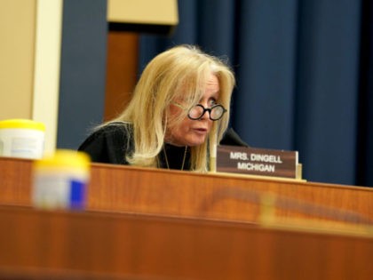 WASHINGTON, DC - MAY 14: Rep. Debbie Dingell (D-Mich.) asks questions to Dr. Richard Brigh