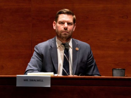 WASHINGTON, DC - JUNE 24: U.S. Rep. Eric Swalwell (D-CA) attends a hearing of the House Ju