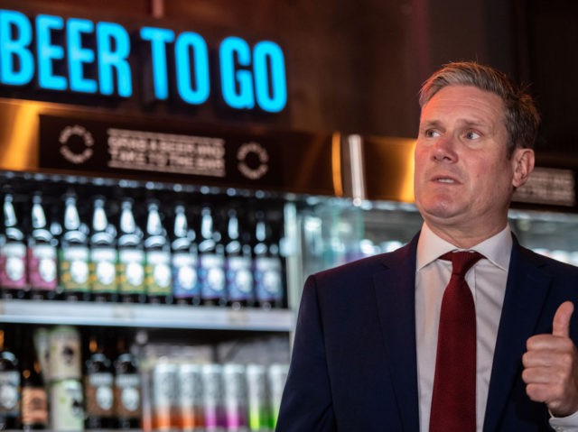 LONDON, ENGLAND - JULY 06: Labour Party leader, Sir Keir Starmer, is shown around Tower Hi