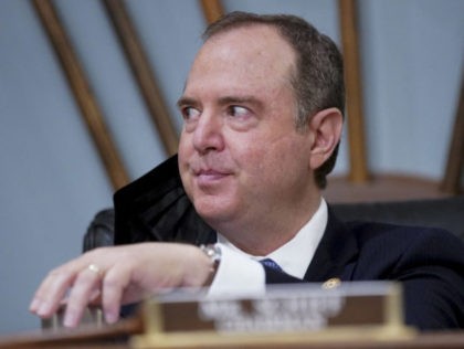 US Representative Adam Schiff, a Democrat from California and chairman of the House Intelligence Committee, listens during a committee hearing about worldwide threats, on Capitol Hill in Washington, DC, April 15, 2021. (Photo by Al Drago / POOL / AFP) (Photo by AL DRAGO/POOL/AFP via Getty Images)