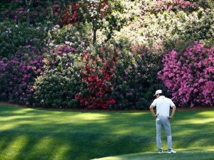 AUGUSTA, GEORGIA - APRIL 06: Joaquin Niemann of Chile walks on the 13th green during a practice round prior to the Masters at Augusta National Golf Club on April 06, 2021 in Augusta, Georgia. (Photo by Jared C. Tilton/Getty Images)