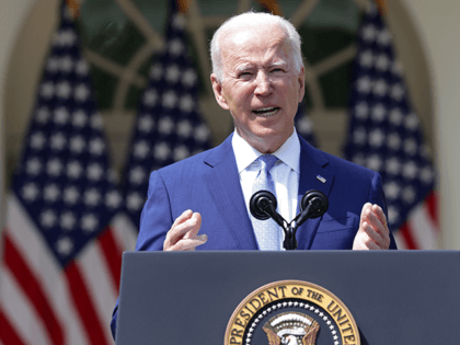 U.S. President Joe Biden speaks during an event on gun control in the Rose Garden at the White House April 8, 2021 in Washington, DC. Biden will sign executive orders to prevent gun violence and announced his pick of David Chipman to head the Bureau of Alcohol, Tobacco, Firearms and …
