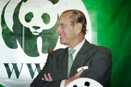 Portrait taken on June 7, 1995 shows Prince Philip, Duke of Edinburgh, taking part in a press conference for the World Wide Fund for Nature (WWF) in Ougney-les-Champs, eastern France. Prince Philip was President of the WWF from 1981 to 1996. AFP PHOTO DAMIEN MEYER (Photo by Damien MEYER / …