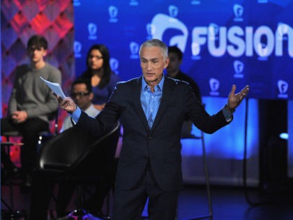 DES MOINES, IA - JANUARY 11: Journalist Jorge Ramos pictured onstage during the FUSION presents the Brown & Black Democratic Forum at Drake University on January 11, 2016 in Des Moines, Iowa. (Photo by Fernando Leon/Getty Images for Fusion)