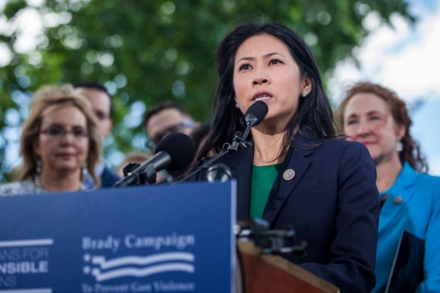 WASHINGTON, DC - MAY 03: Rep. Stephanie Murphy (D-FL) speaks during a press conference on