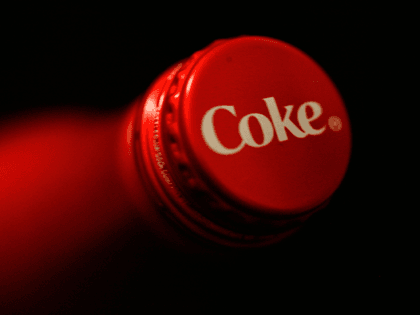 A general view of a new Coca-Cola aluminum bottle during Mercedes-Benz Fashion Week Fall 2
