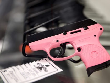 TINLEY PARK, ILLINOIS - APRIL 08: Handguns are offered for sale at Freddie Bear Sports on April 08, 2021 in Tinley Park, Illinois. President Joe Biden today announced gun control measures which included stricter controls on the purchase of homemade firearms, commonly referred to as Ghost Guns and he made …
