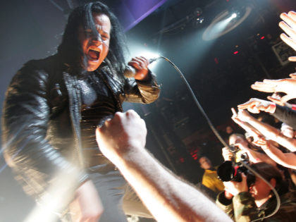 NEW YORK - MARCH 1: Glenn Danzig of punk band The Misfits performs onstage at Spirit March 1, 2005 in New York City. (Photo by Scott Gries/Getty Images)