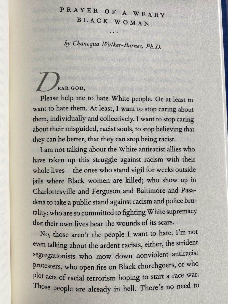 racist prayer in book