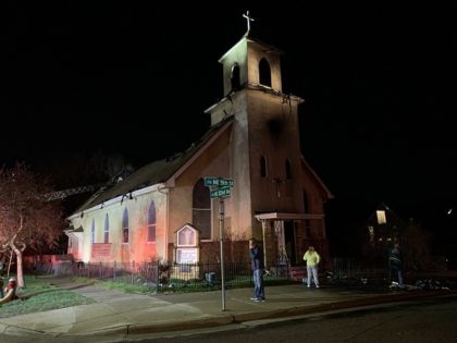 Fire damaged a Minneapolis Catholic Church during a April 19 fire. (Photo: Matt Perdie/Bre