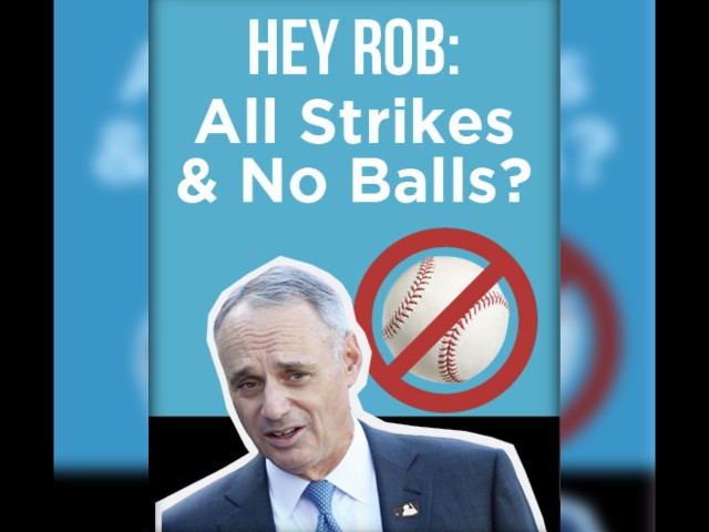 Job Creators Network Billboard Across from MLB Headquarters Calls Out Commissioner Rob Manfred: 'All Strikes and No Balls?'