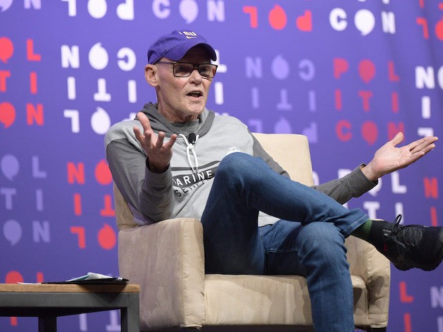 James Carville speaks onstage during the 2019 Politicon at Music City Center on October 26