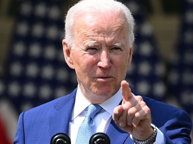 US President Joe Biden speaks about gun violence prevention in the Rose Garden of the Whit