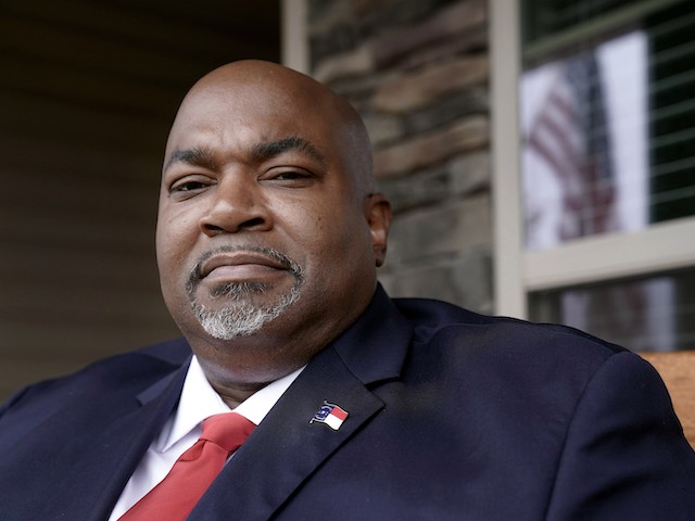 North Carolina Lt. Gov-elect Mark Robinson is shown at his home in Colfax, N.C., Tuesday, Nov. 10, 2020. (AP Photo/Gerry Broome)