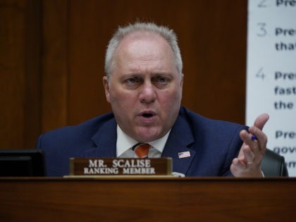 Committee Ranking Member Rep. Steve Scalise (R-LA) speaks as Secretary of Health and Human Services Alex Azar testifies before the House Select Subcommittee on the Coronavirus Crisis, on Capitol Hill on October 2, 2020 in Washington, DC. (J. Scott Applewhite-Pool/Getty Images)