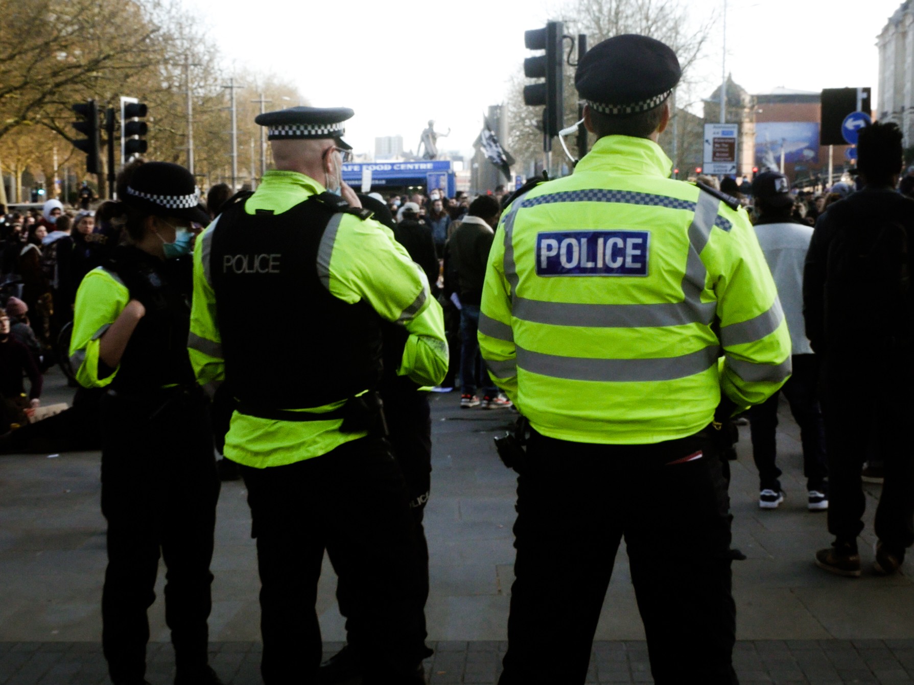 Pics: Cops Stand Down as Black Bloc Protesters Block Bristol Motorway - Vimarsana News