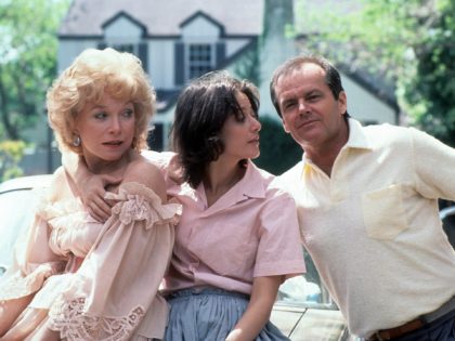 Shirley MacLaine, Debra Winger and Jack Nicholson in a scene from the film 'Terms of Endea