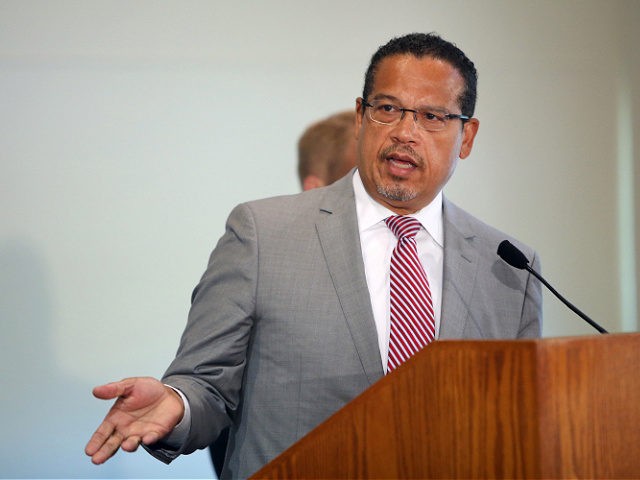 ST PAUL, MINNESOTA - JUNE 03: Minnesota Attorney General Keith Ellison announces that charges of aiding and abetting second-degree murder and aiding and abetting second-degree manslaughter had been filed against former Minneapolis police officers Thomas Lane, J. Alexander Kueng, and Tou Thao in the death of George Floyd on June …