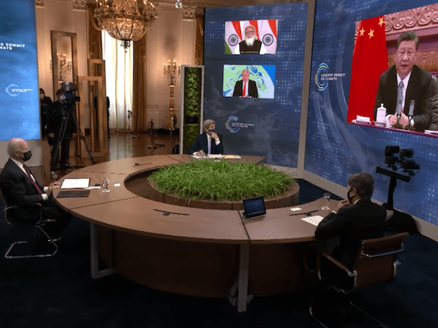 Joe Biden Wears Mask During Virtual Climate Summit with World Leaders