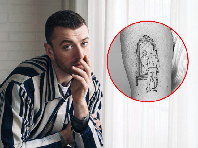 In this Nov. 2, 2017 file photo, musician Sam Smith poses for a portrait in New York to promote his album, "The Thrill of It All." A study of hundreds of thousands of popular songs over the last three decades has found a downward sonic trend in happiness and an …