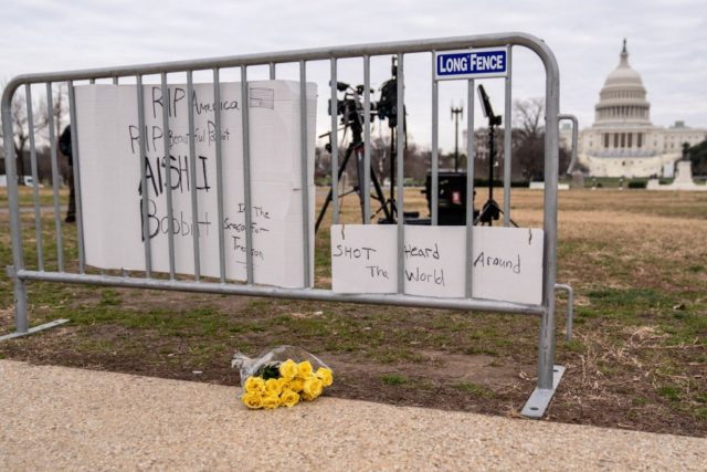 Capitol Police officer not charged in fatal shooting of rioter