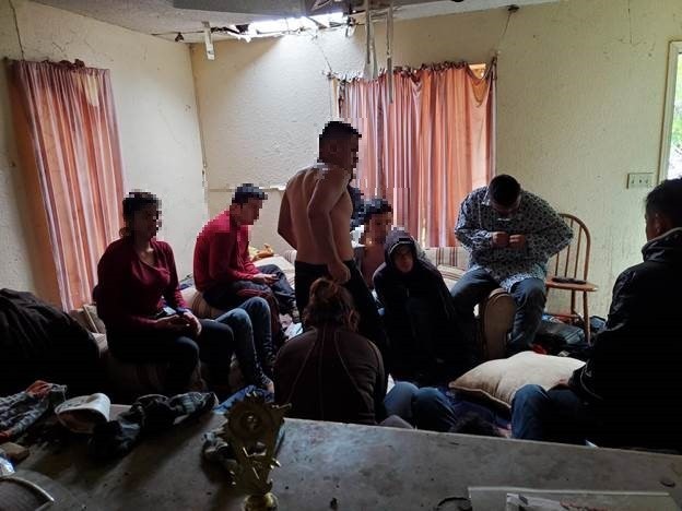 Border Patrol agents find 13 migrants in a Roma, Texas, human smuggling stash house. (Photo: U.S. Border Patrol/Rio Grande Valley Sector)