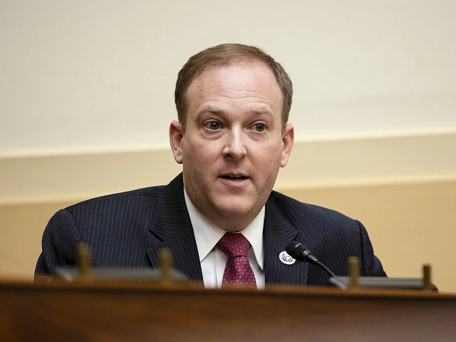 WASHINGTON, DC - MARCH 10: Rep. Lee Zeldin (R-NY) speaks as U.S. Secretary of State Antony Blinken testifies before the House Committee On Foreign Affairs March 10, 2021 on Capitol Hill in Washington, DC. Blinken is expected to take questions about the Biden administration's priorities for U.S. foreign policy. (Photo …