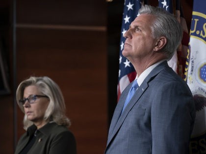 House Republican Leader Kevin McCarthy, R-Calif., joined by Republican Conference chair Re