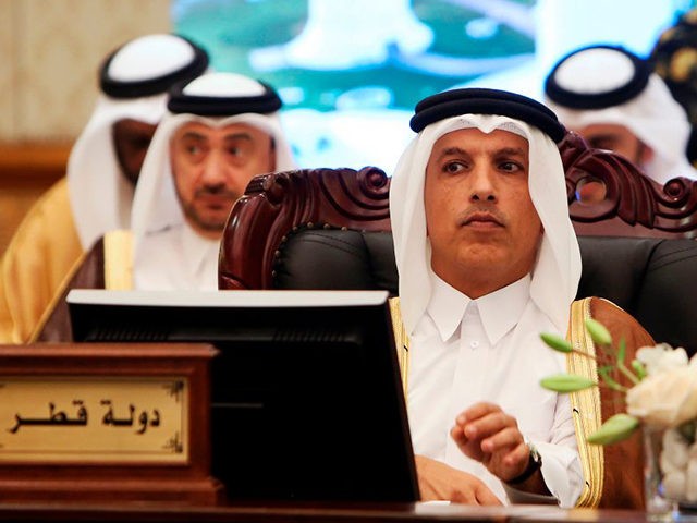 Qatari Minister of Finance Ali Shareef al-Emadi attends the GCC Financial and Economic coo