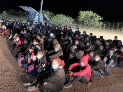 124 migrants, including 105 unaccompanied minors apprehended in Tucson Sector. (Photo: U.S. Border Patrol/Tucson Sector)